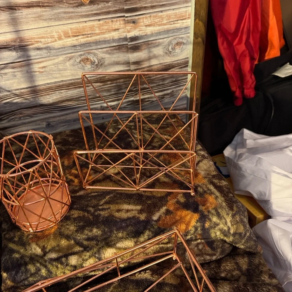 Geometric Copper Wire Art Set